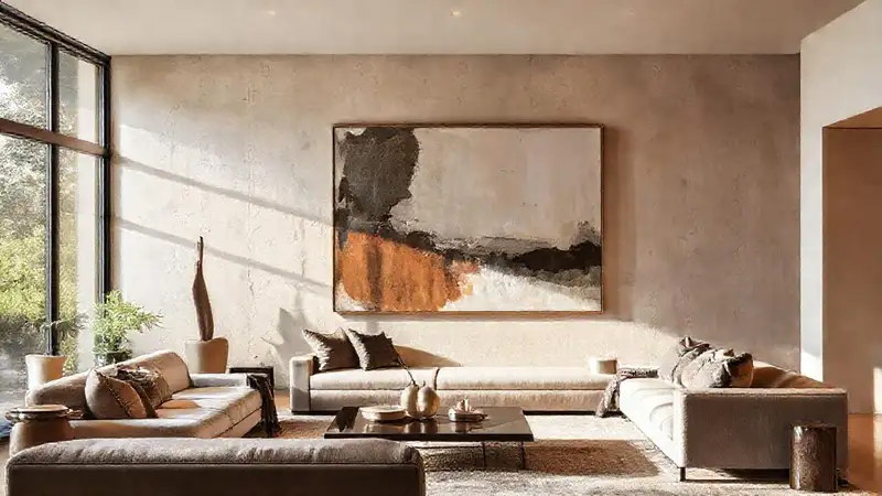 Un salón moderno y sofisticado invita