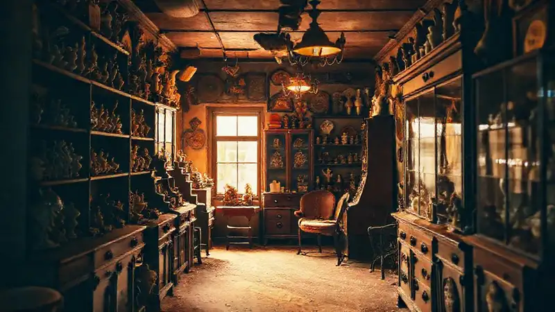 Una tienda antigua y acogedora