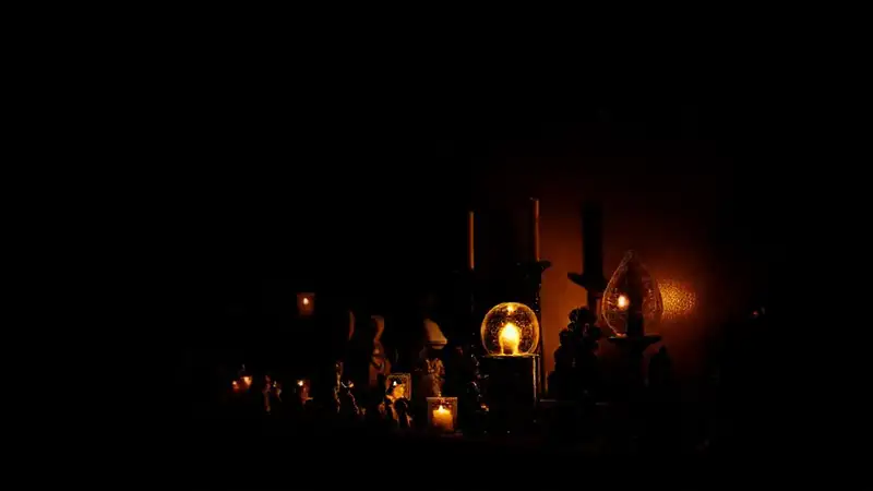 Una habitación cálida y acogedora